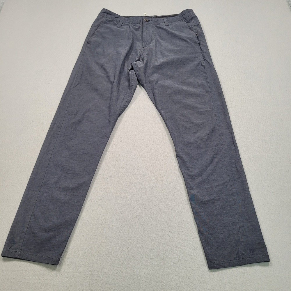 Vuori‎ Mens Meta Pant Charcoal Grey Performance Chino Trousers V431 Size 32